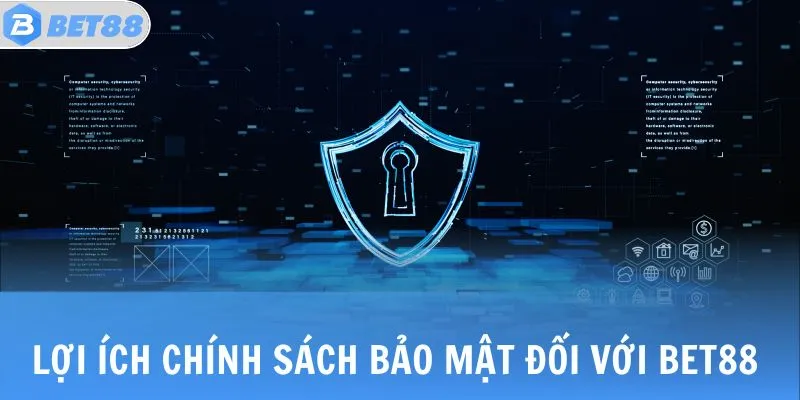 Lợi ích CHÍNH SÁCH BẢO MẬT đối với BET88 