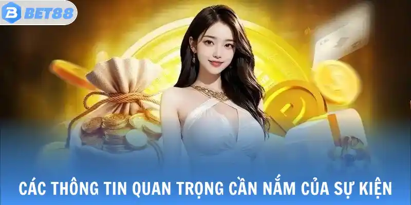 Các thông tin quan trọng cần nắm của sự kiện