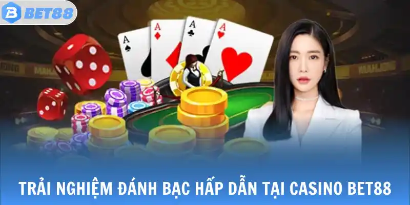 LIVE CASINO 1 Trải nghiệm đánh bạc hấp dẫn tại Casino BET88